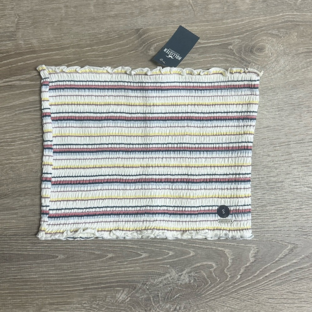 Hollister striped tube top